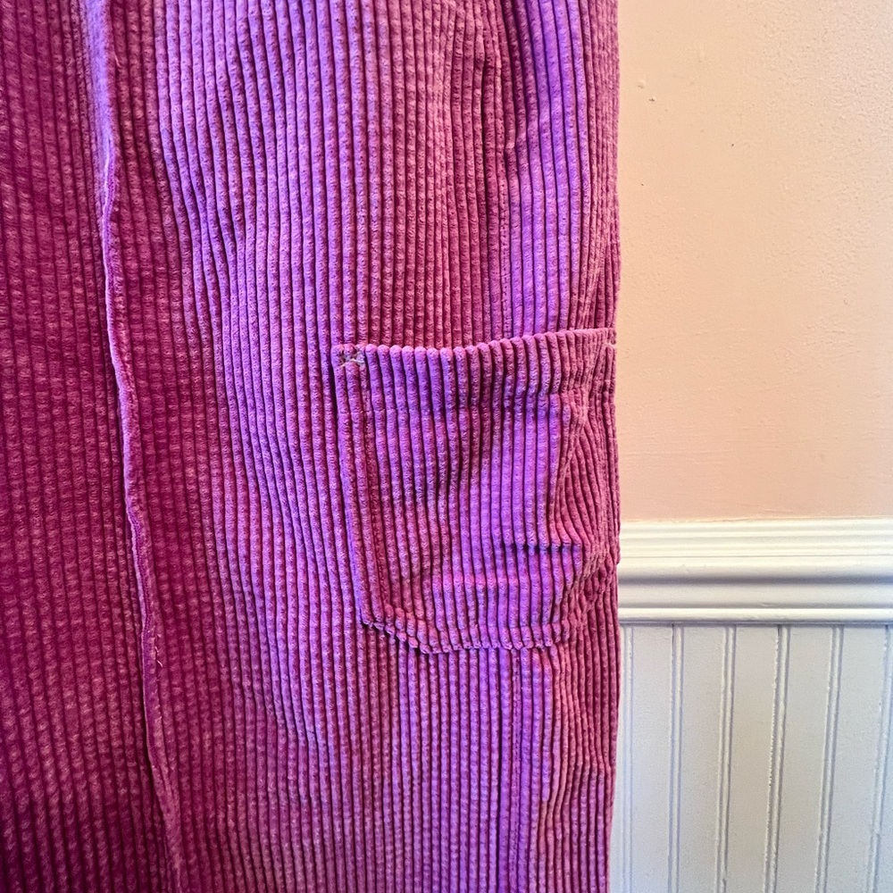 Urban outfitters wide leg pink trousers